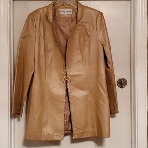 Vintage 100% Leather Maxene Couture Jacket